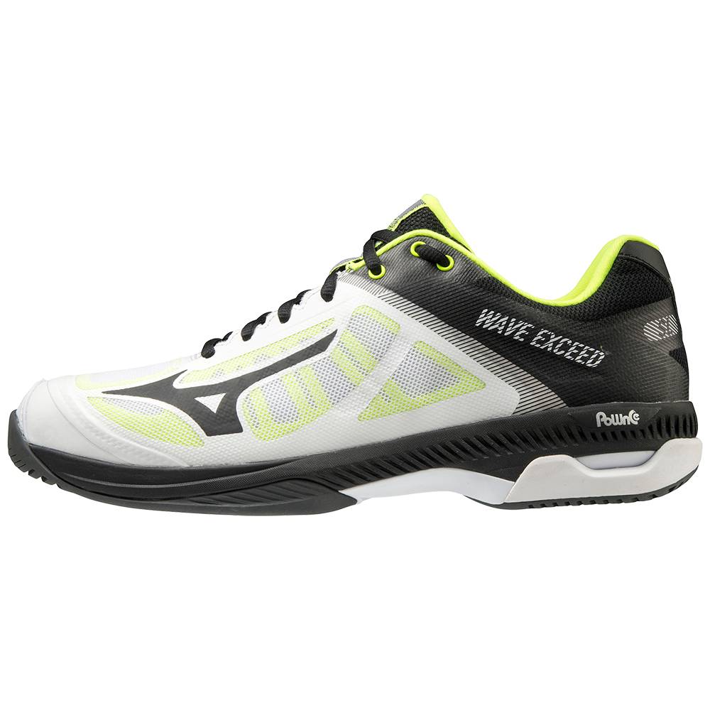 Mizuno Wave Exceed SL AC - Erkek Tenis Ayakkabısı - Beyaz/Siyah Türkiye (YVKSLW-386)